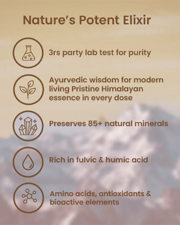 Ayuvigour Pure Himalayan Shilajit Resin - 50g | 100% Raw Resin with Fulvic Acid | Lab-Verified Potency | Natural Energy & Strength Supplement